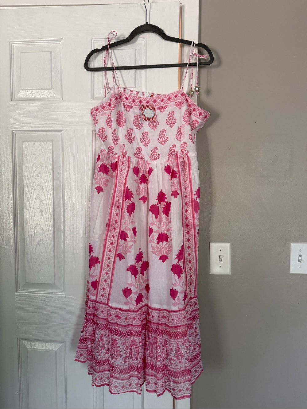 Oliphant Jaipur Pink Rose Maxi Dress New NWT size XL